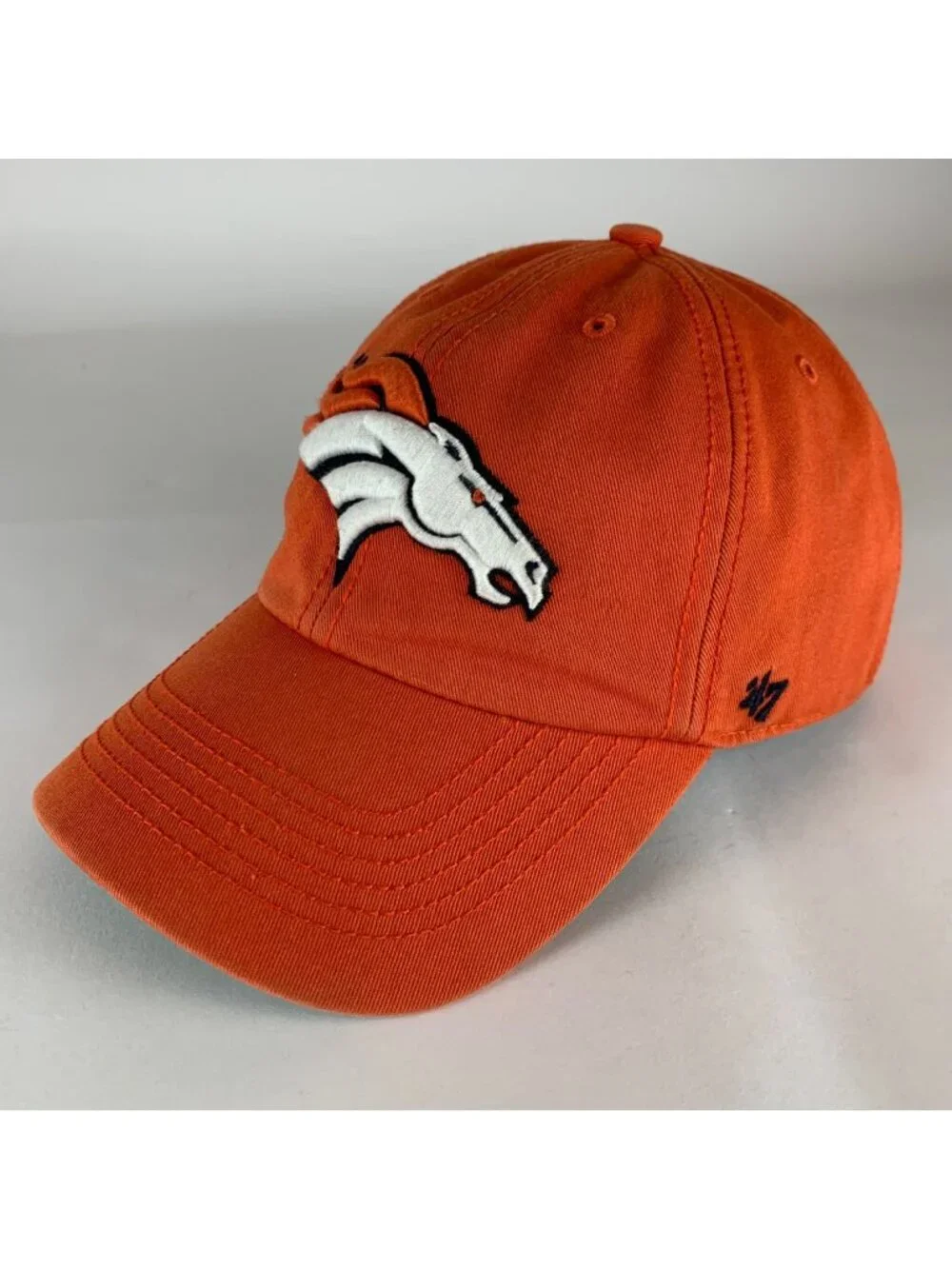 Denver Broncos NFL Orange 47 Brand Franchise Fitted Hat Mens Large